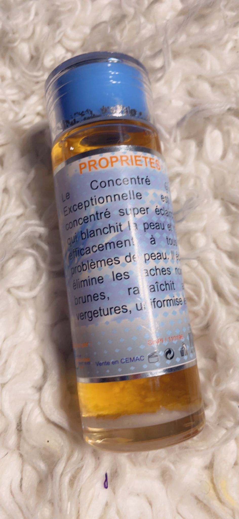 HUILE GLUTA-C ET COLLAGENE VERY STRONG