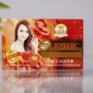 SAVON ECLAIRCISSANT KOJIC TOMATO GLUTHA ET COLLAGEN +