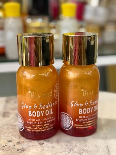 BISMID GLOW & RADIANCE BODY OIL BISMID HUILE ÉCLAIRCISSANT A BASE DE VITAMINE C