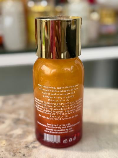 BISMID GLOW & RADIANCE BODY OIL BISMID HUILE ÉCLAIRCISSANT A BASE DE VITAMINE C