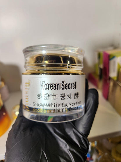 BISMID KOREAN SECRET SNOW WHITE Face Cream BISMID CRÈME DE VISAGE ÉCLAIRCI... -