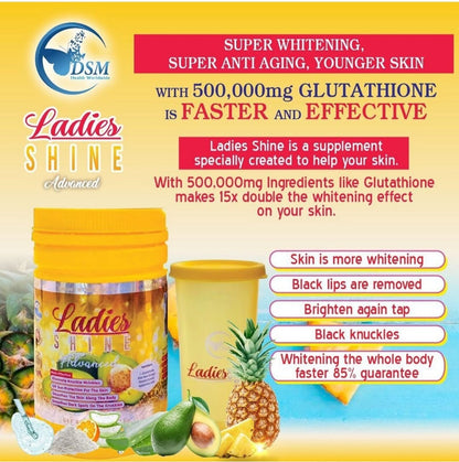 Ladies Shine Advanced phytocollagène & Free Shaker