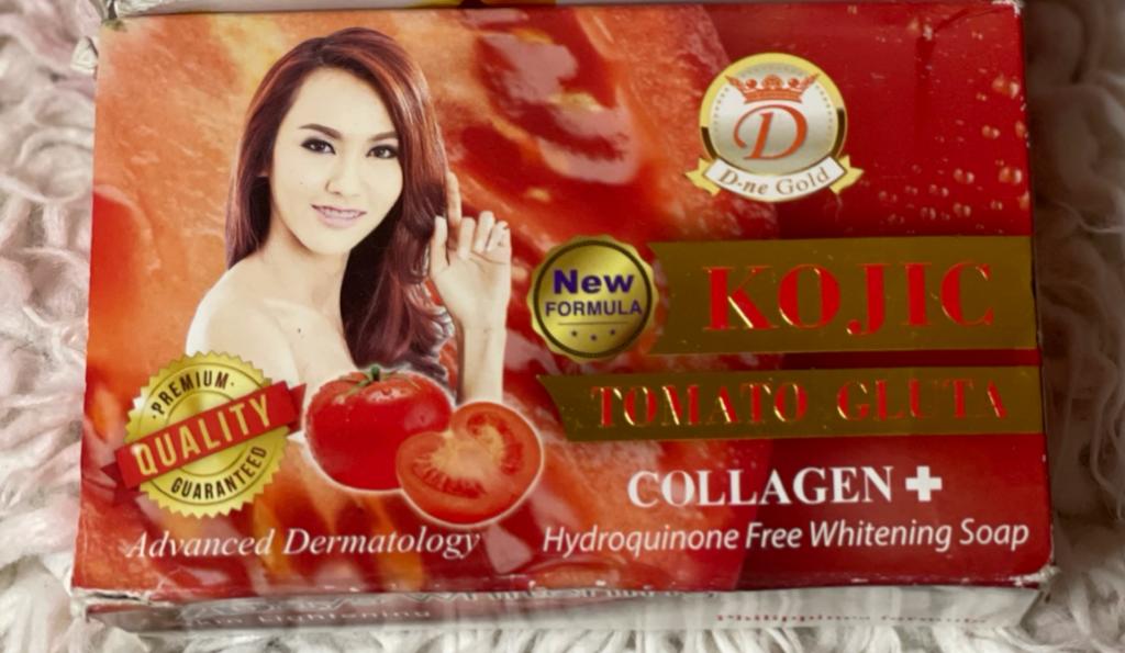 Savon blanchissant kojic tomato